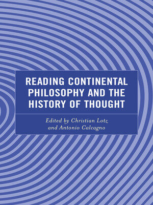 cover image of Reading Continental Philosophy and the History of Thought